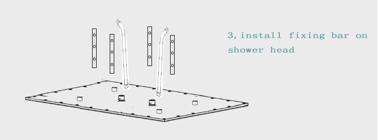 Asti Multi Function Shower Set with Rainfall Shower Head, Body Massage Jets & Hand Shower