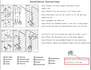 New Design Oil Rubbed Bronze Rain Shower System