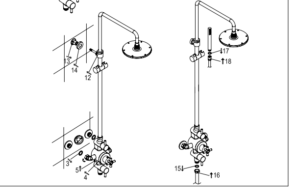 New Design Oil Rubbed Bronze Rain Shower System