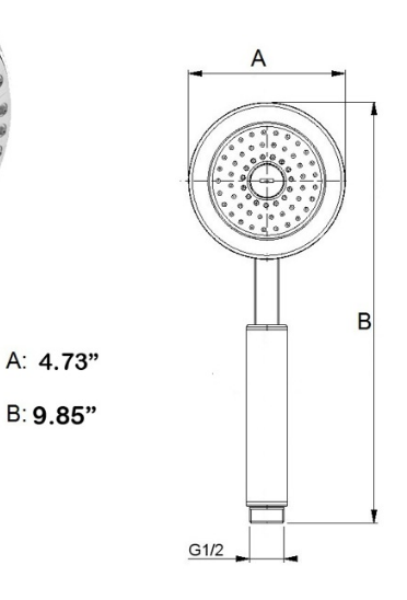  40″ Monarc LED Shower Set, Complete with Mixer and Body Jets