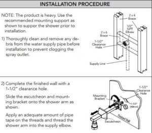 Thermostatic 8, 10, 12, 16, 20, 24″ Square Rain Shower System Set – Rain Shower Head