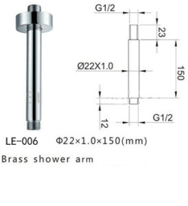 Shower Arm Dimensions