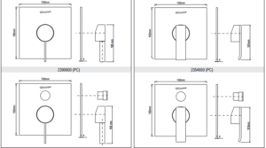 Copper shower mixing valve General Instructions