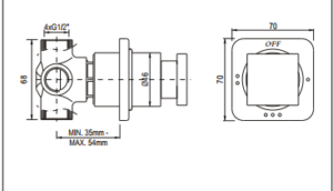 Fontana Bathroom In-wall Shower Valve Mixer