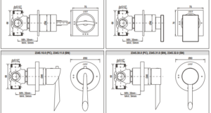 Fontana Bathroom In-wall Shower Valve Mixer