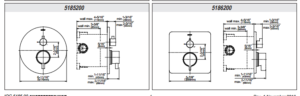 Prima Shower Valve Mixer 2-Way Concealed Wall Mounted