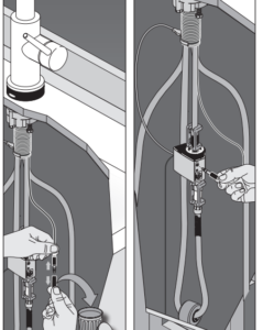 Turrubares Deck Mounted Kitchen Sink Faucet with Pull Down Sprayer