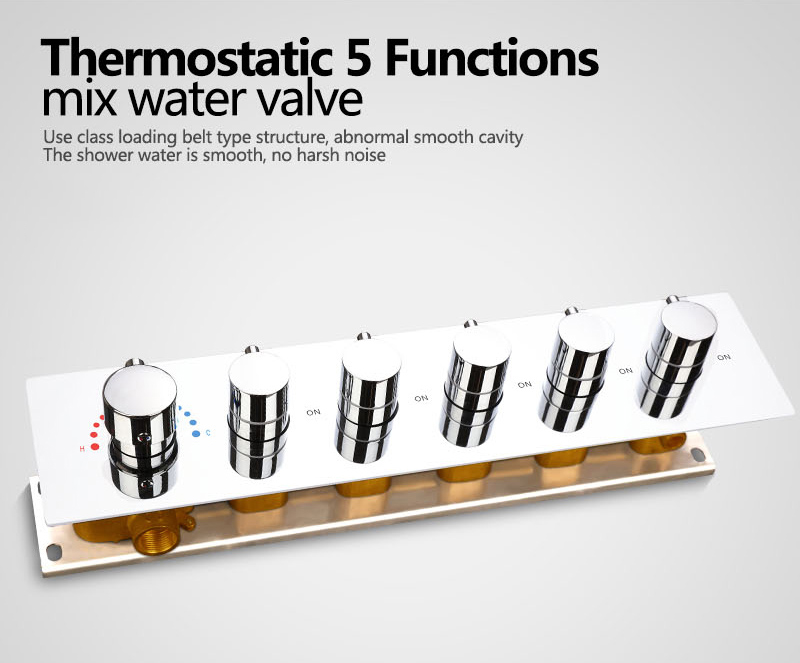  6 Function Thermostatic mixer