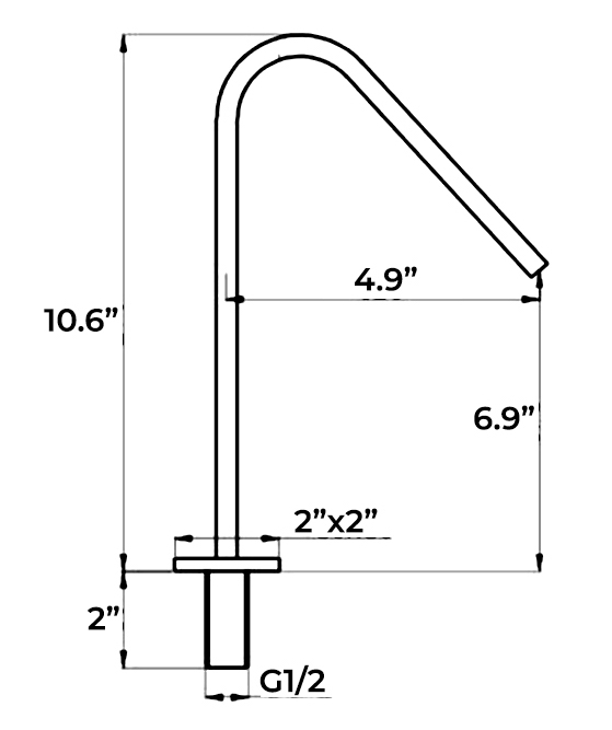 Aprilia Chrome Classic Single Handle Bathroom Faucet