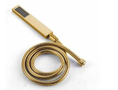 Bravat Wall Mount Gold Square Shower Head With Hand-Held Shower & Mixer, All in One Installation Manuals