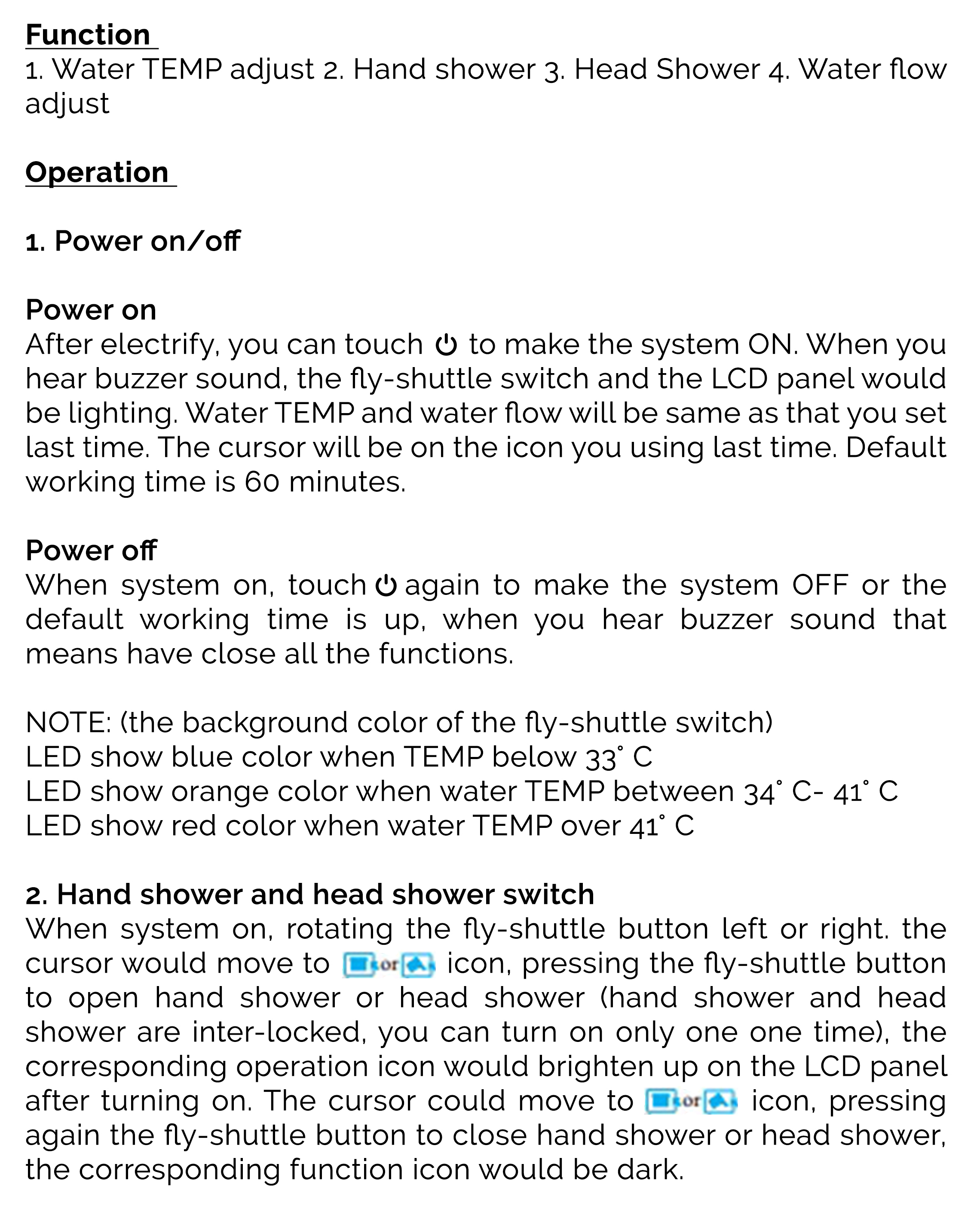 Fontana Digital Shower Mixer Intelligent Shower Control System For Bathroom