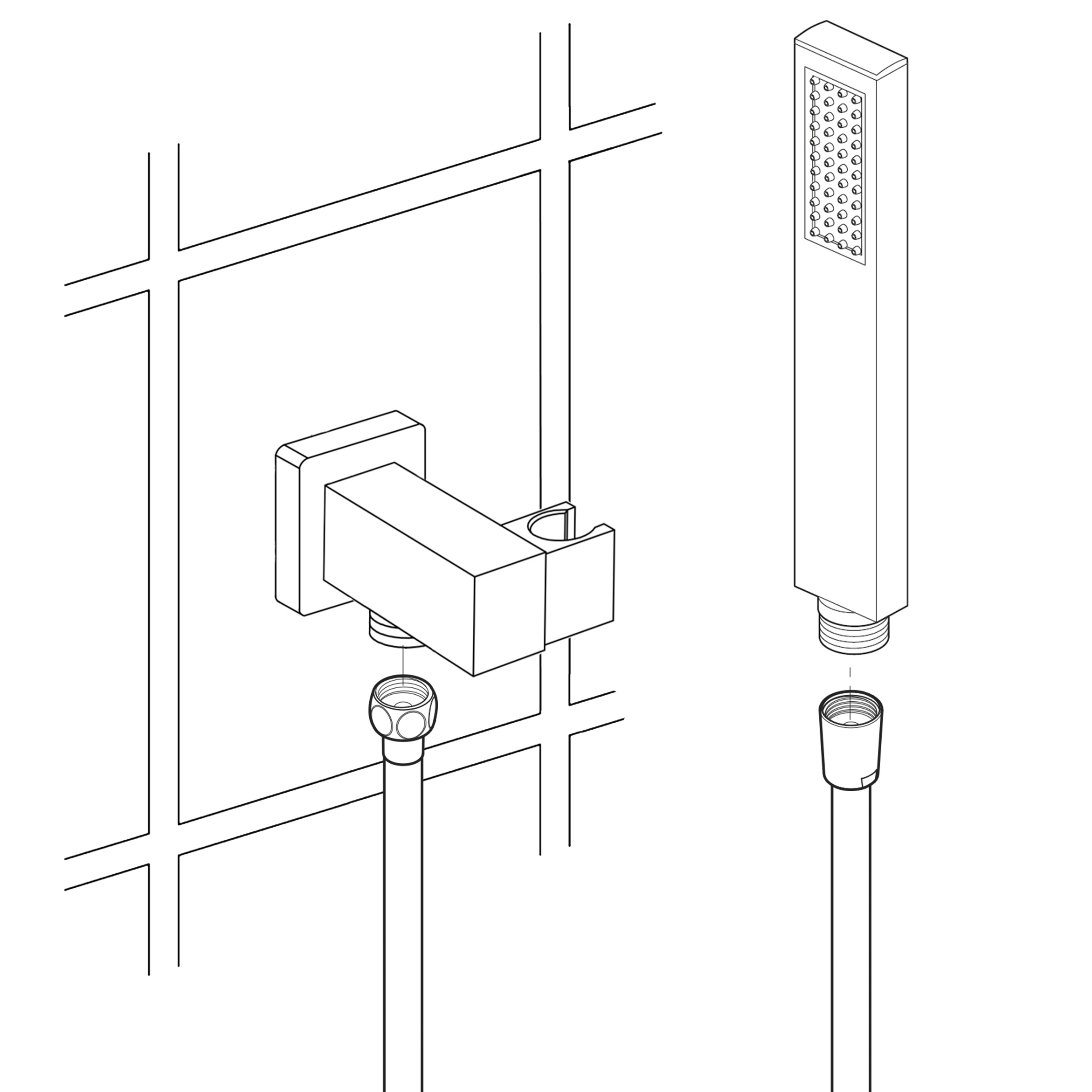Installation Instructions for Juno Bronze Waterfall Rainfall LED Bathroom Shower With Hand Held Shower, All in One Installation Manuals