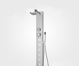Fontana Aluminum Rain Style Massage Shower Panel System R1105