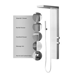 Alberni Stainless Steel Shower Panel (FZ-HS new listing)-R39