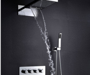 25″ Wall Mounted Mult-Functional LED Shower Head