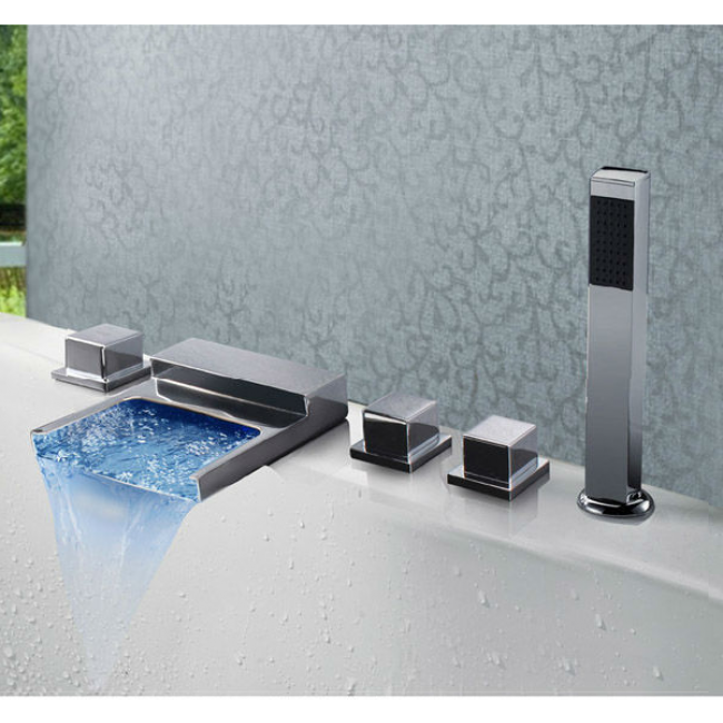  5-Hole Deck Mounted Bathtub faucet