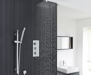 Chrome Finish Rain Shower Head System Available in Different sizes