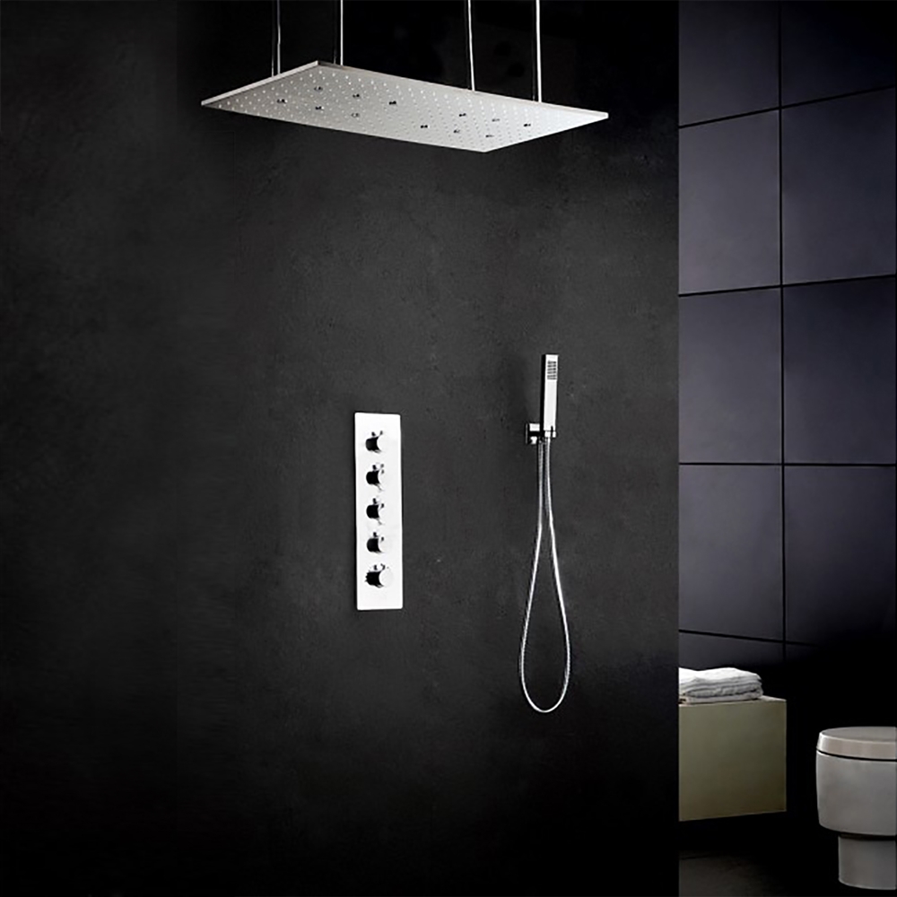 Verona Temperature Controlled LED Shower System