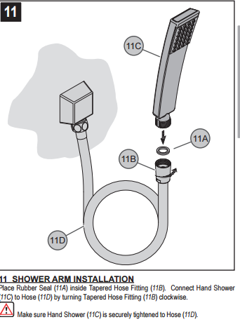 Bathselect 20″ Large Shower head with 3 Way Mixer & Handshower