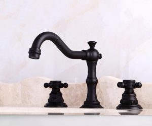 Huaraz Deck Mounted Bathroom Sink Faucet