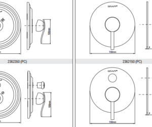 Copper shower mixing valve General Instructions