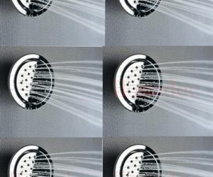 Fontana 6pcs Wall Mounted Big Massage Shower Body Jet Spray For Spa Bath & Shower Round G1/2″