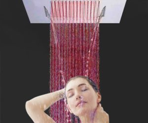 Reno 20″ Recessed Stainless Steel Color Changing LED Rain Shower Head