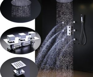 Atlantiques Massage Shower System Large Shower Head