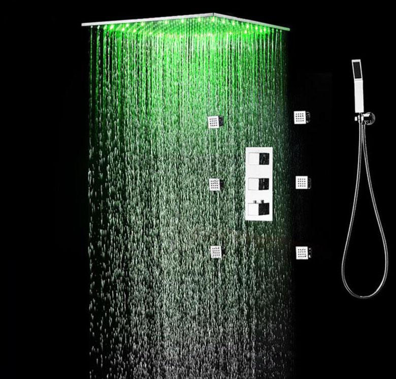 Atlantiques Massage Shower System Large Shower Head