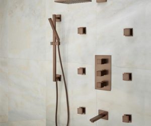 Lünen Oil Rubbed Bronze Shower Set