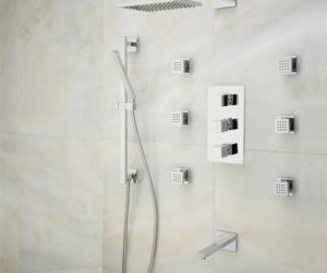 Lünen Chrome Finish Shower Set