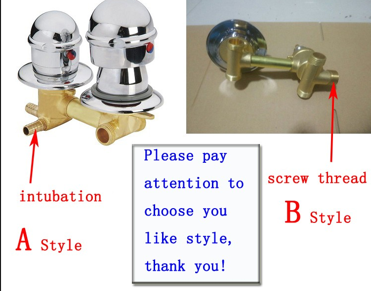 Shower mixer 2/3/4/5 way shower mixing valve cold and hot water switch valve shower room faucet accessories