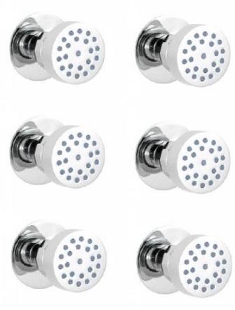 Fontana Napoli Jetted Body Shower System – Set of 6 Jetted Showers