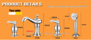 Rennes 5 Piece Bathtub Faucet with Handshower