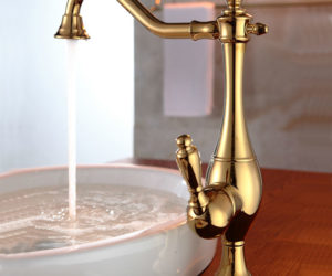 Leo Vintage Antique Gold Faucet