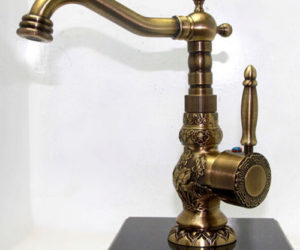 Venice Antique Brass Single Handle Faucet