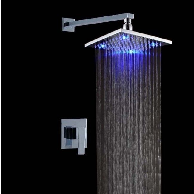  10 Inch LED Lighted Rainfall Shower Head