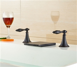 Venice Oil Rubbed Bronze Deck Mounted Bathtub Faucet with Hot & Cold Mixer