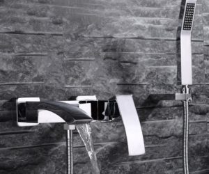 Cremona Bathtub Faucet with Hand Held Shower