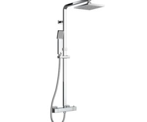 Lamia Thermostatic Double Head Shower Set