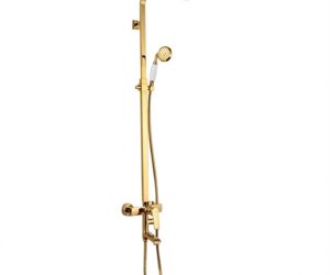 Arsizio Classic Luxury Gold Brass Bathroom Shower Set