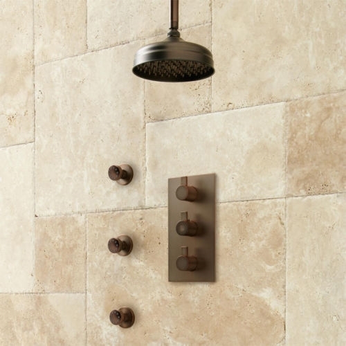 Lenox Shower System with Body Jets in Oil Rubbed Bronze Finish