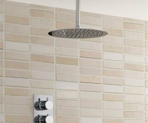 Lenox Shower Set Shower Ultra Thin Shower Head with Built in Thermostatic Valve Shower Mixer