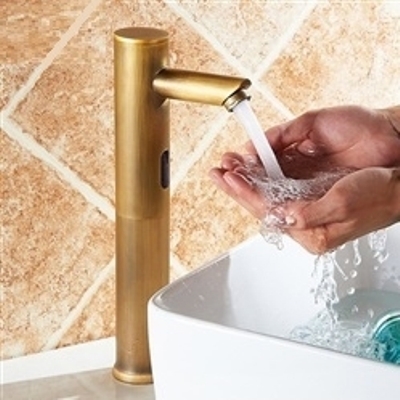 Dodona Antique Brass Finish Sensor Faucet