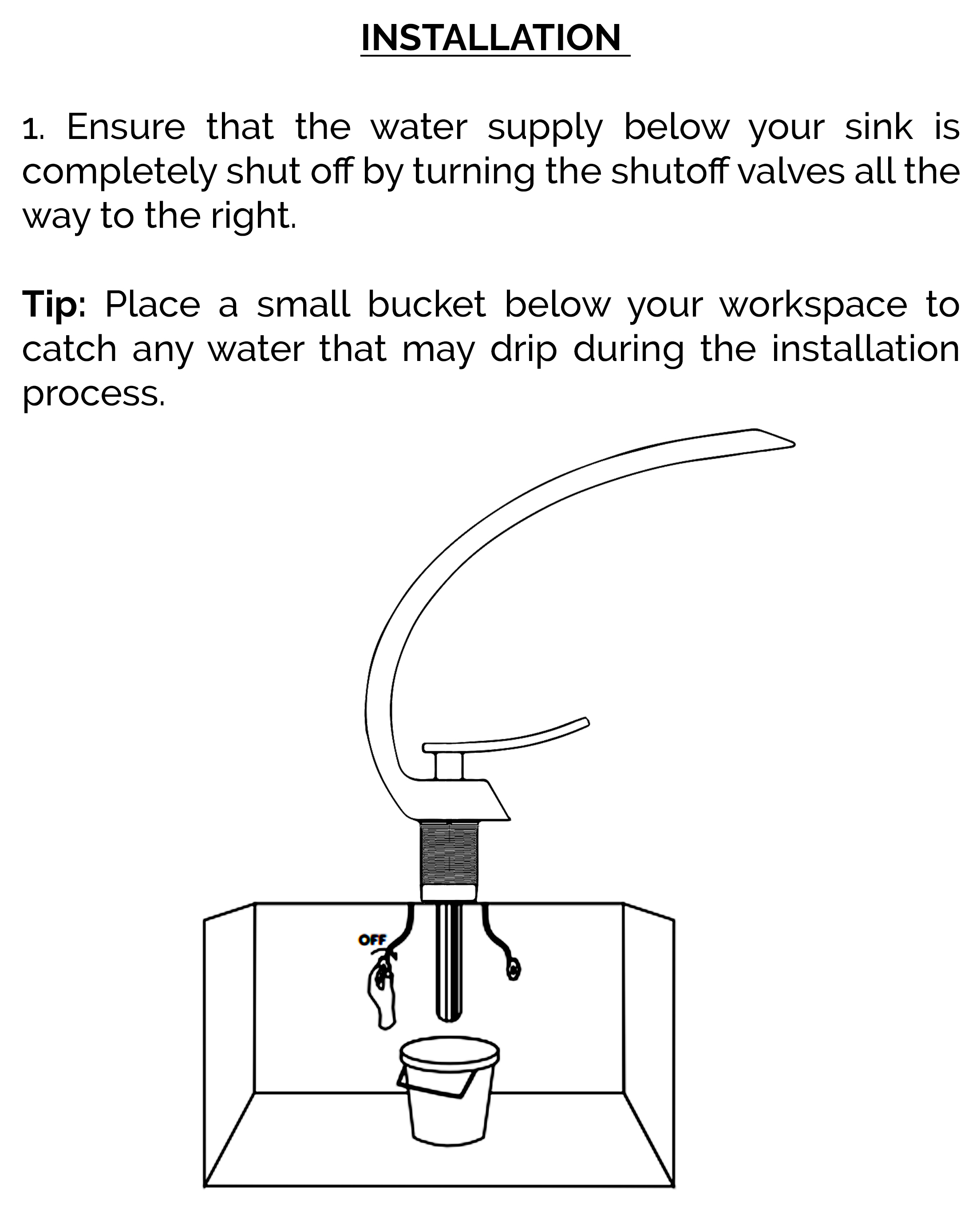 Rhne Oil Rubbed Bronze Single Lever Bath Faucet