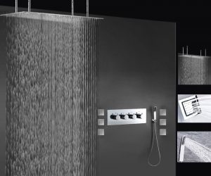 Lima Luxury Stainless Steel Shower Set
