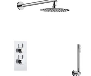 Cecilia Stainless Steel Shower Set with concealed mixer
