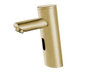 Fontana Brushed Gold Tone Plated Platinum Thermostatic Sensor Tap Solid Brass Construction