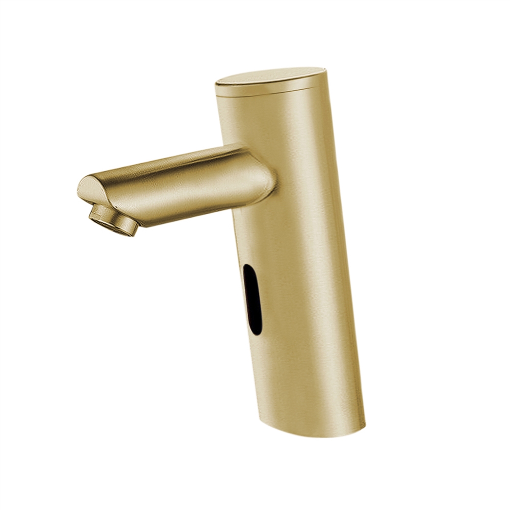 Fontana Brushed Gold Tone Plated Platinum Thermostatic Sensor Tap Solid Brass Construction