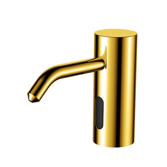 Lenox Bathroom/ Kitchen Sink Brass Motion Sensor Liquid Soap Dispenser In Gold Finish